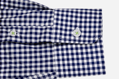 Navy Gingham Check