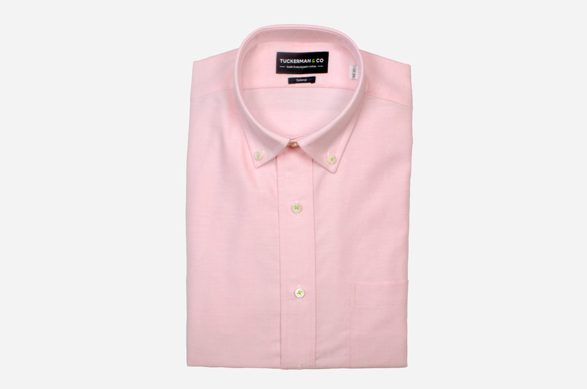 Salmon Pink Oxford Button Down