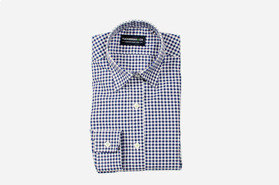 Women's Navy Gingham