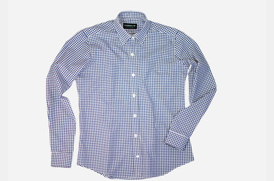 Women's Navy Gingham