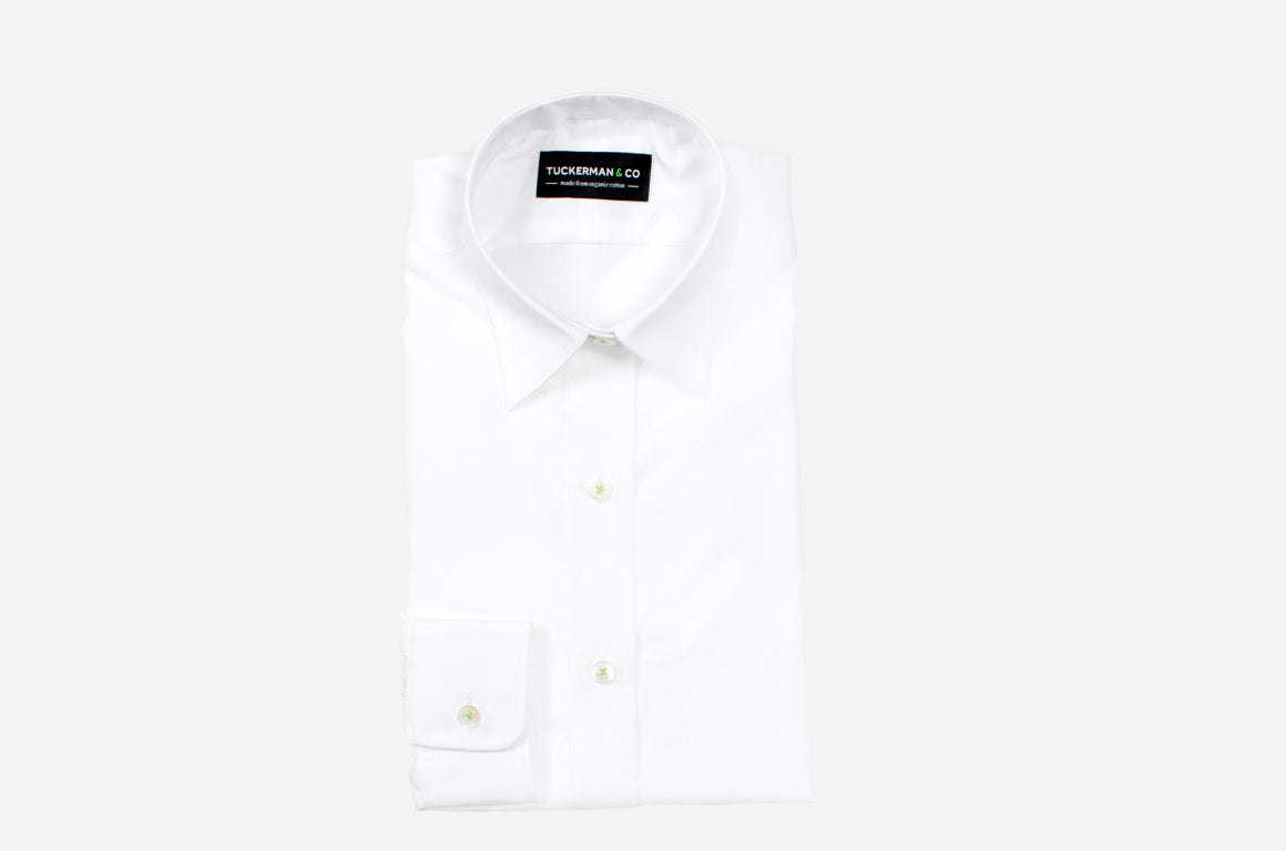 Women's high collar sale white dress shirt